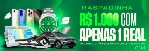 Imagem promocional da 6798win mostrando a plataforma e suas vantagens